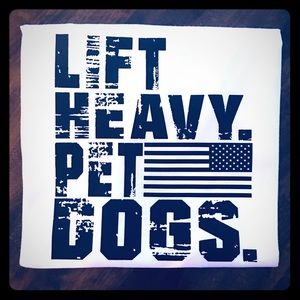 Lift heavy pet dogs unisex T-shirt